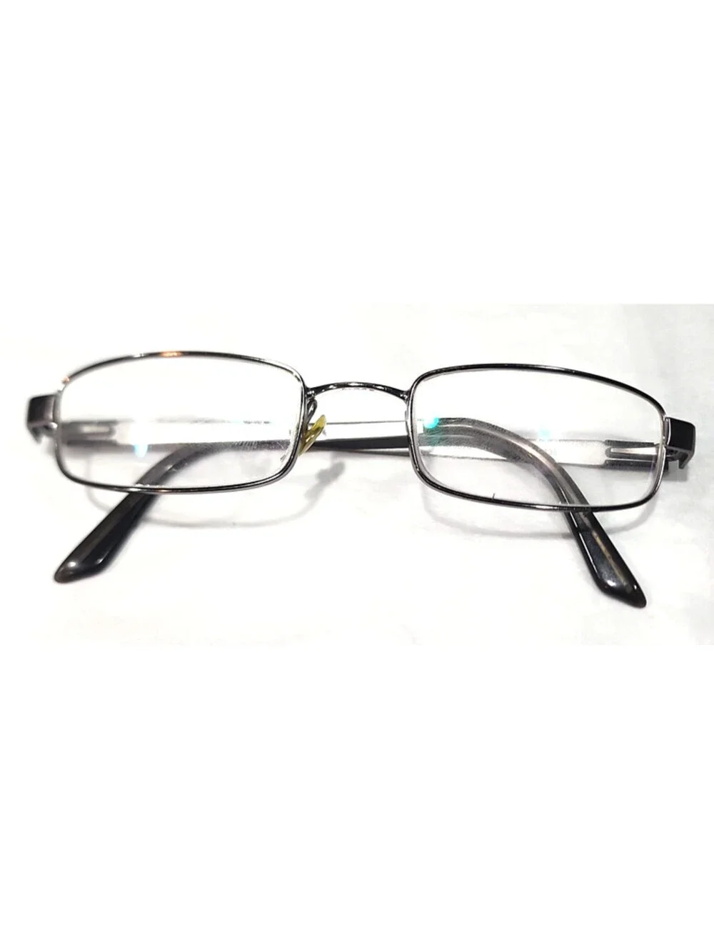 Ray Ban RB6076 2553 Broken Nose Parts Gunmetal Rectangle Eyeglasses 49-19 135